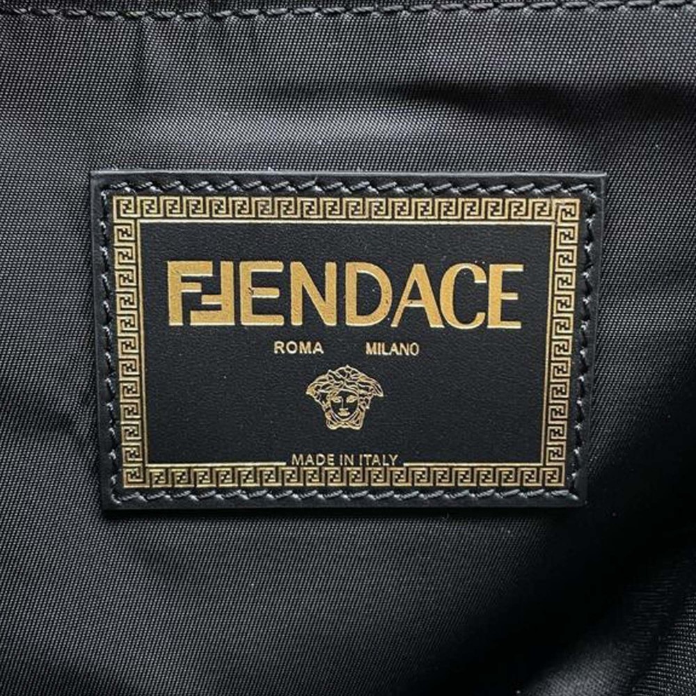 Pre-Loved Fendi Versace Fendace Zucca Nylon Backpack - Picture 5 of 9